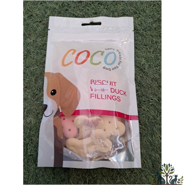 קוקו חטיף ביסקוויט ממולא בברווז 80 גרם