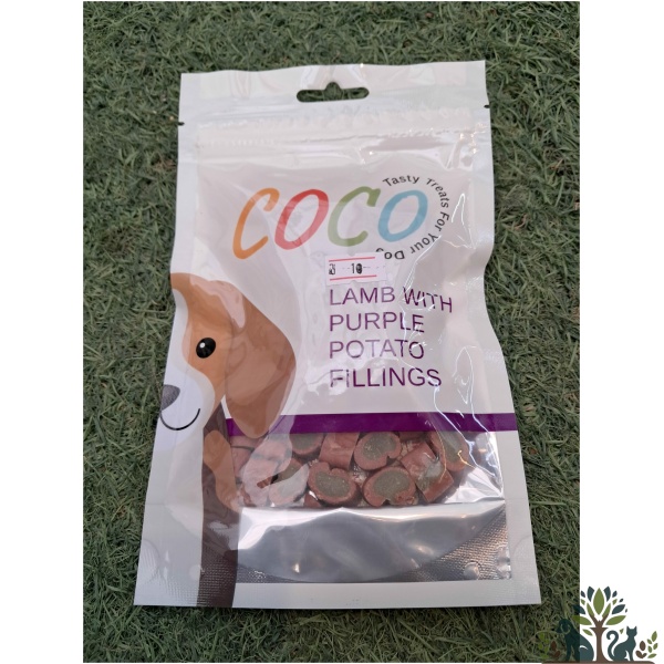 קוקו חטיף קוביות כבש ממולא בטטה 80 גרם