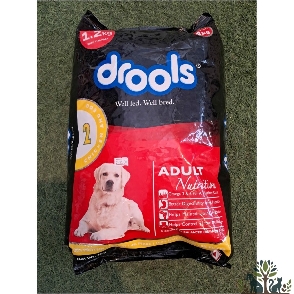 דרולס – מזון יבש לכלבים עם עוף וביצים 3 ק"ג