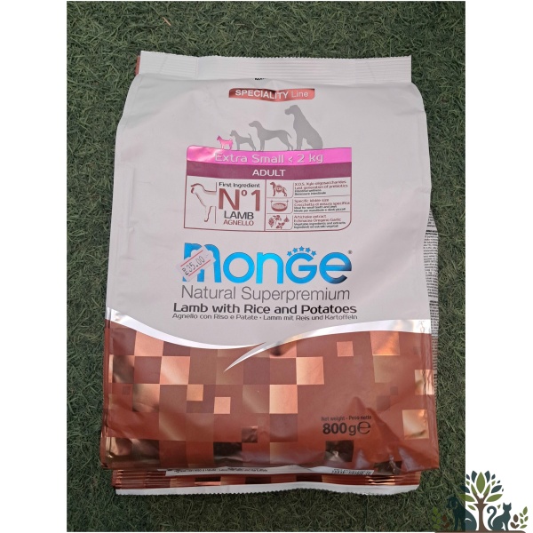 מונג כלבים בוגרים כבש גזע קטן 800 גרם