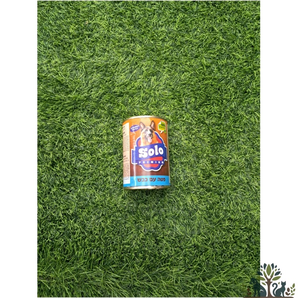 סולו כלב 400 גרם שימור פטה כבש