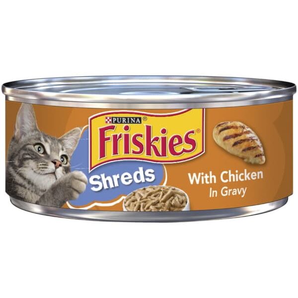 שימורים לחתולים FRISKIES פילה עוף 156גרם
